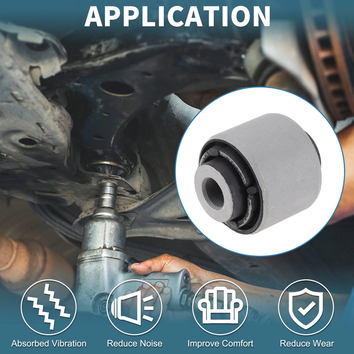 Rear Upper Control Arm Bushing for Honda CR-V, Civic, Elysion, FR-V (2002-2023)