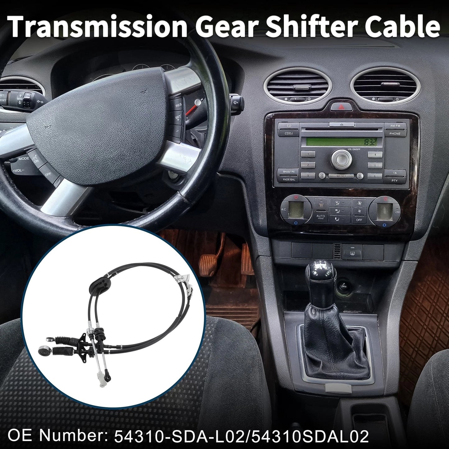 Shifter Cable for Honda Accord (2003-2007)
