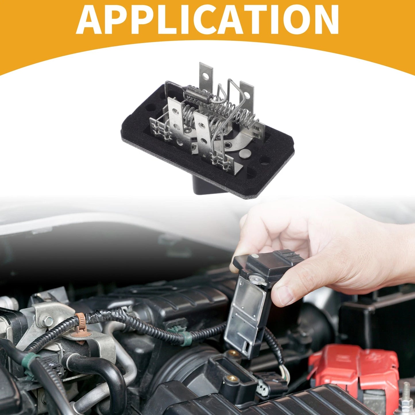 Blower Motor Resistor for HVAC (SW11348C) - Compatible with Various Models