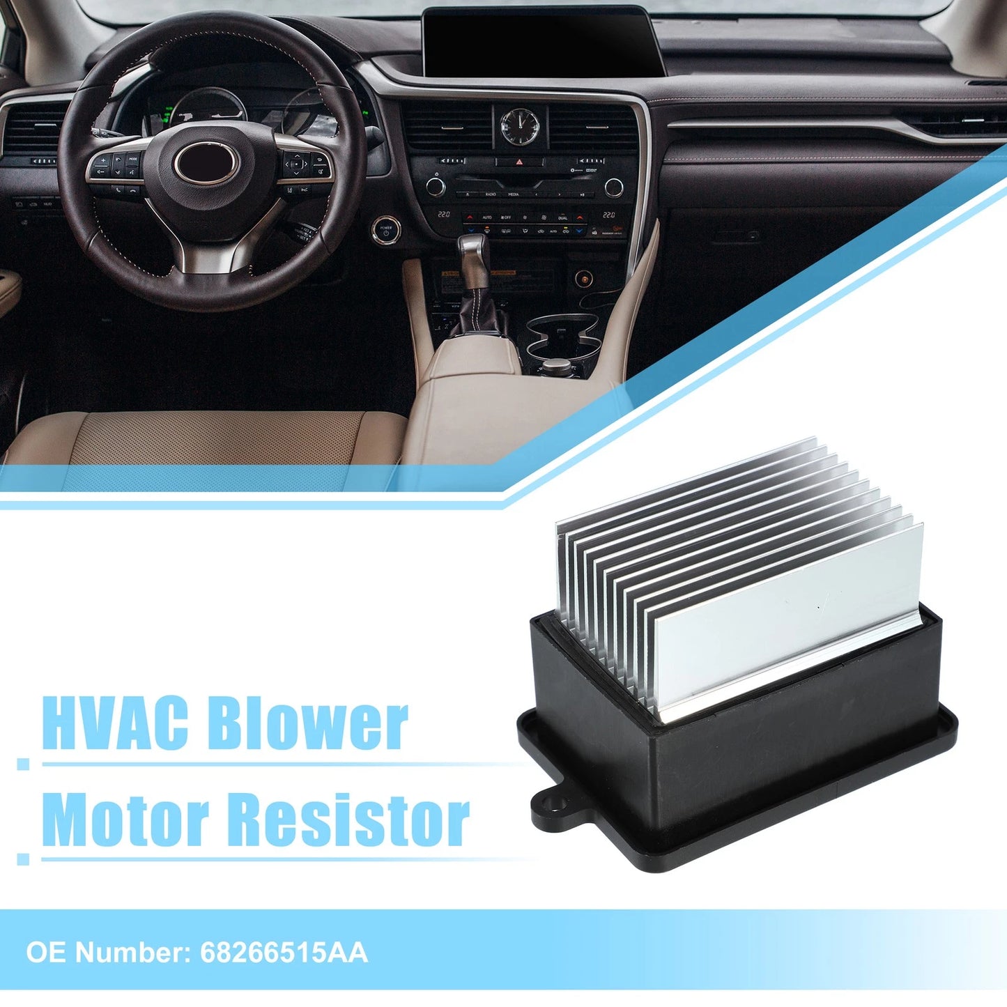 Heater Blower Motor Resistor for Fiat 500X (2016-2022)