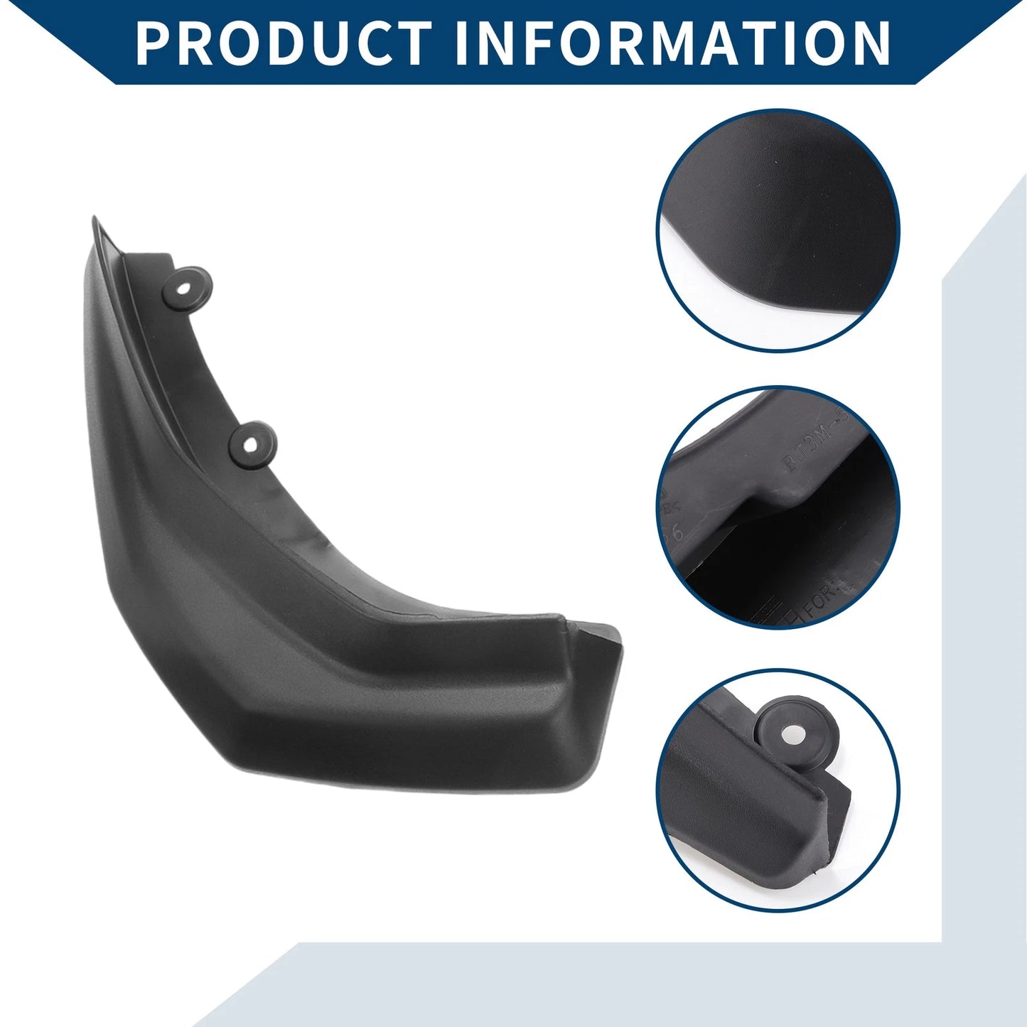 Mud Flaps Splash Guards 1 Set for Land Rover Evoque (2013-2022)