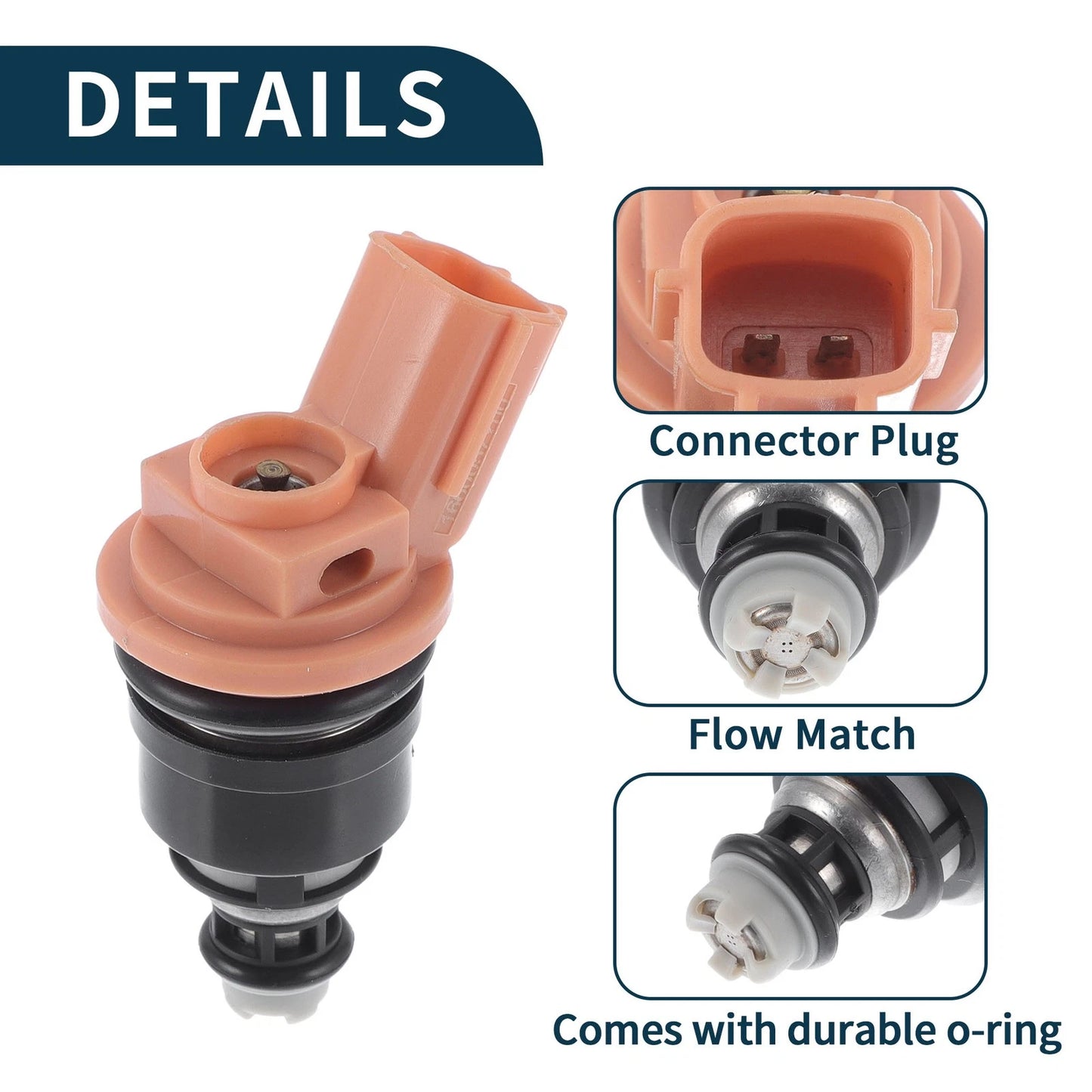 Fuel Injector 1660057Y01 for Nissan Sunny Saloon 1.6 (1990-1994)