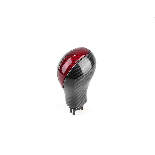 1x Gear Shift Knob Kit for INFINITI QX80 (2013-2017) Carbon Fiber Black Red