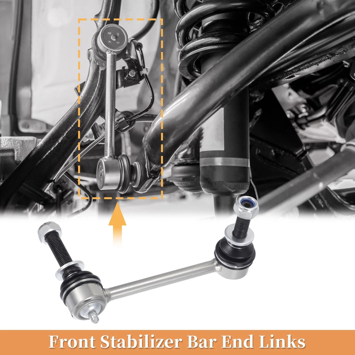 2pcs Front Stabiliser Sway Bar Link for Toyota Tacoma Double Cab (2013–2014)