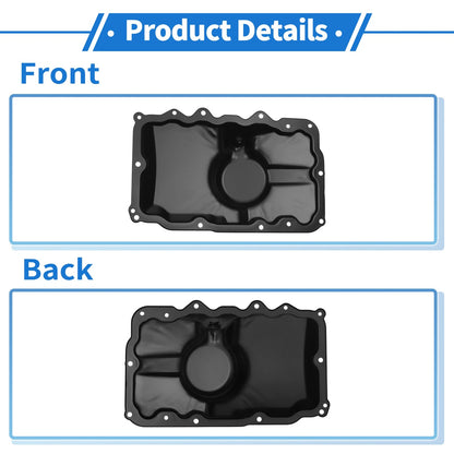 Engine Oil Pan for Ford Explorer 4.0L (1997-2010) - 1 x Iron Black