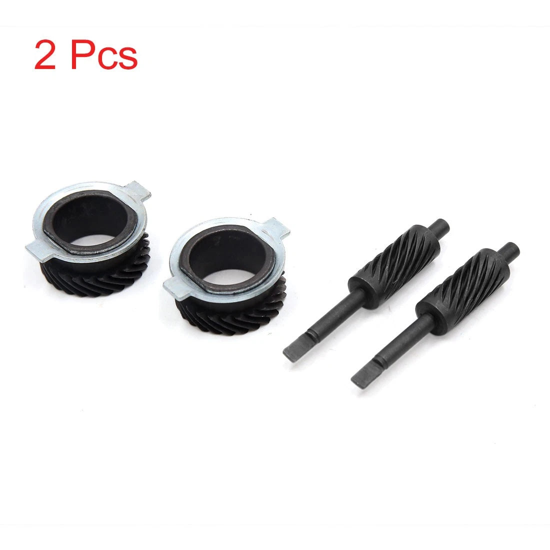 2 x Motorcycle Front Wheel Axles Drum Brake Speedometer Drive Gear for GY6