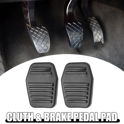2 x Car Anti-Slip Clutch Brake Pedal Covers for Ford Focus (1998-2005) Black