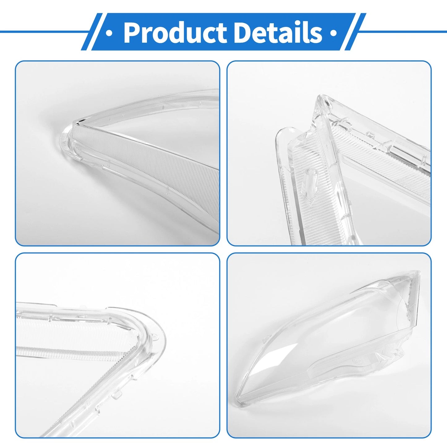 Car Front Left Headlight Lens Cover for Honda CR-V (2007-2011)