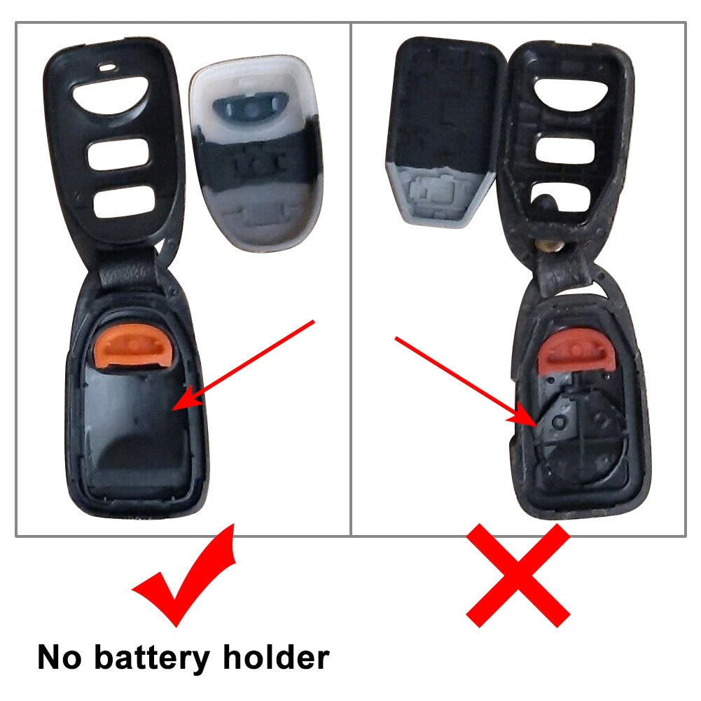 KIA Remote Key Shell Case 3 Buttons for Cerato, Spectra, Optima, Forte, Rondo