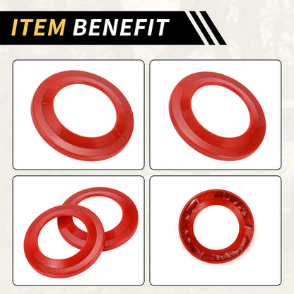 A Pillar Speaker Ring Cover Trim for Jeep Wrangler JK (2007-2014) Red