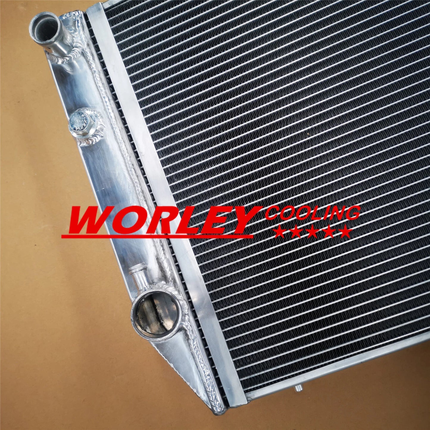 62MM Aluminum Radiator for Jaguar XJS V12, XJ12 HE 5.3L, 6.0L (1976-1996)