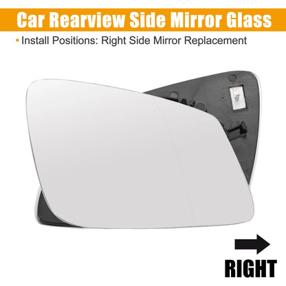 Right Side Heated Mirror Glass for BMW 5 Series (2011-2017)