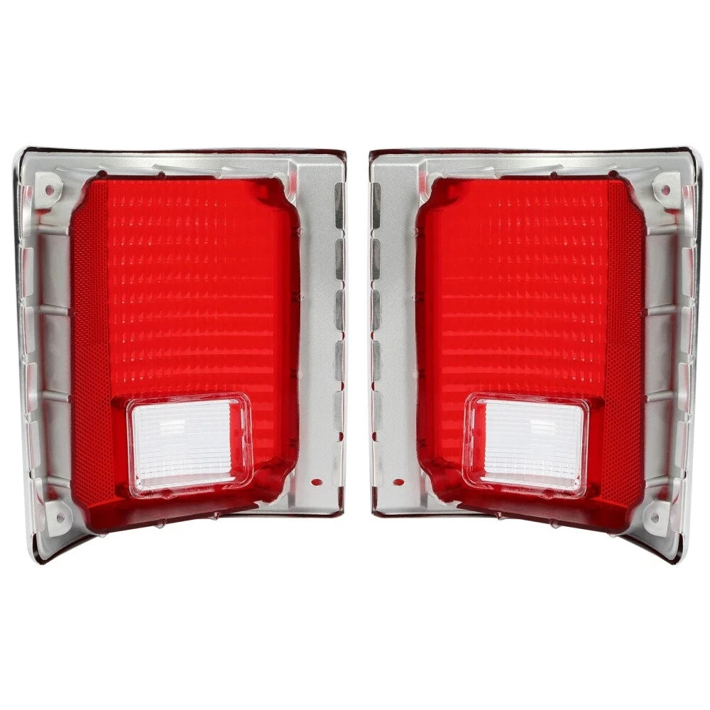 Left & Right Tail Light Lens for Chevrolet C10 C20 C30 Suburban Jimmy (1973-1991)