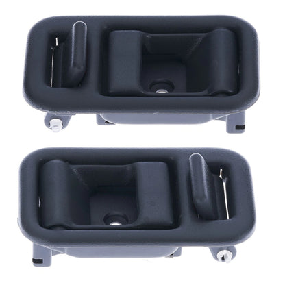 2 x Inner Door Handles Gray for Suzuki Swift (1989-1991)