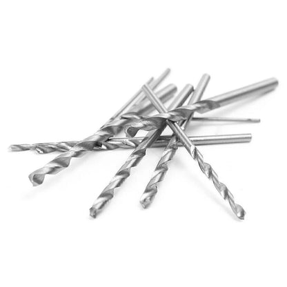 Mini Micro Hand Drill Kit with Keyless Chuck & 10 Twist Drills for Make & Model
