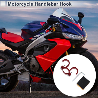 Arc Aluminum Motorcycle Hanging Hook Hexagon Wrench Gasket Red for Make Model