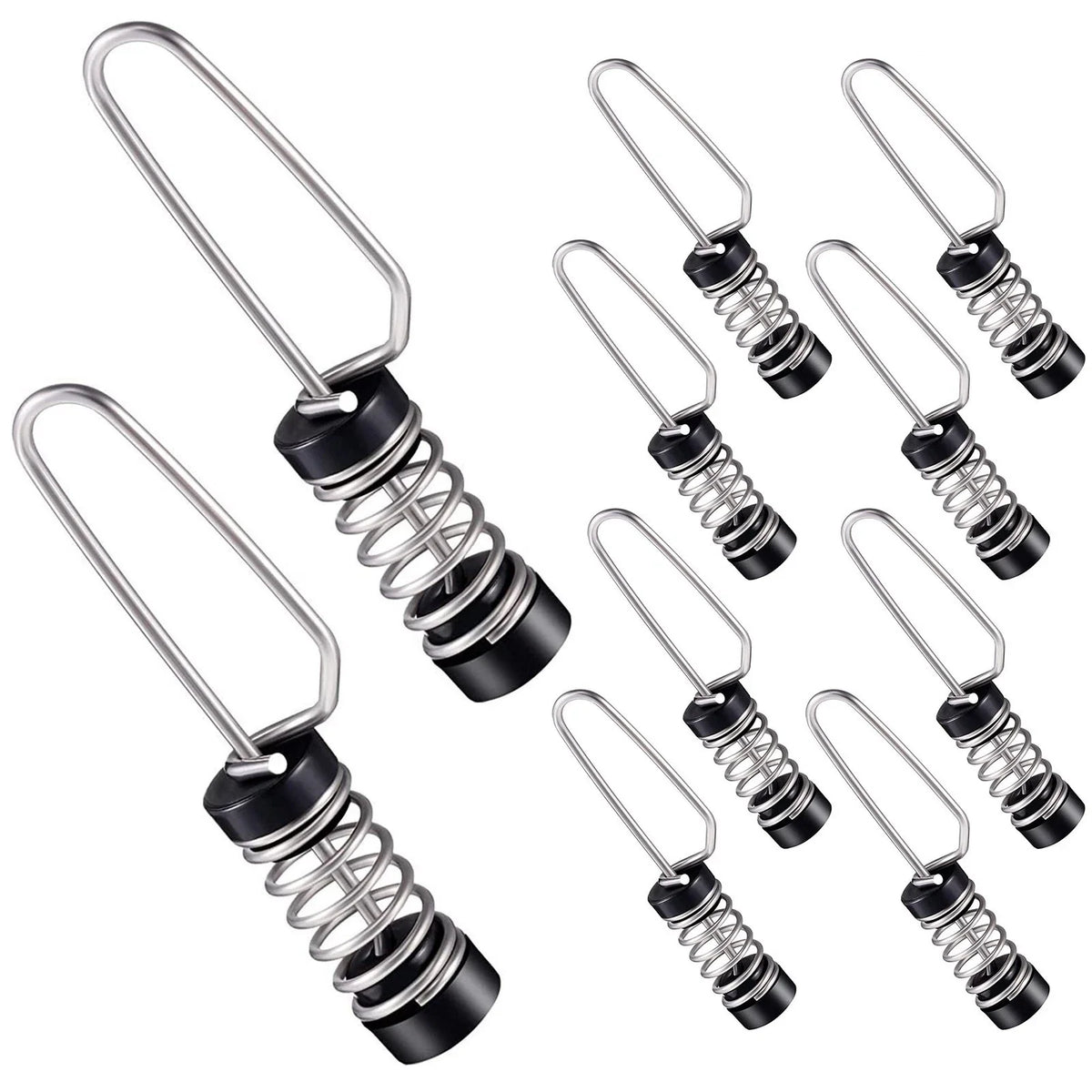 Marine Flagpole Clip Accessories 2/4/10pcs for Rafting Boat Flag