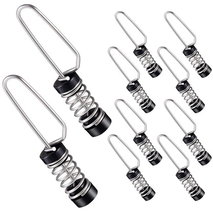 Marine Flagpole Clip Accessories 2/4/10pcs for Rafting Boat Flag