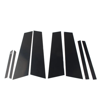 8 Pcs Black Car Door Window Pillar Post Covers for BMW X2 (2018-2021)