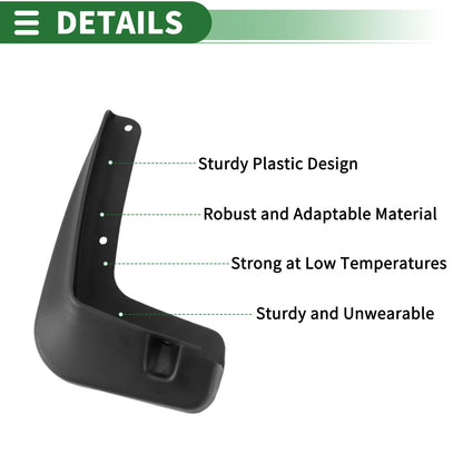 Mud Flaps Splash Guards 1 Set for Mitsubishi Xpander (2017-2022)