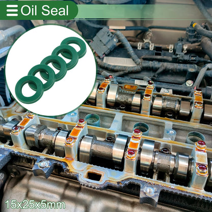 Oil Seal / 15x25x5mm / Rotary Shaft Seal TPU 5 Pcs for Make Model