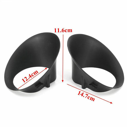 Bumper Fog Light Lamp Bezel Cover for 2002-2008 Dodge Ram 1500 2500 3500