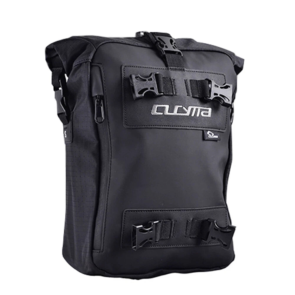 10L Waterproof Rear Tail Seat Bag for Motorcycle - Black