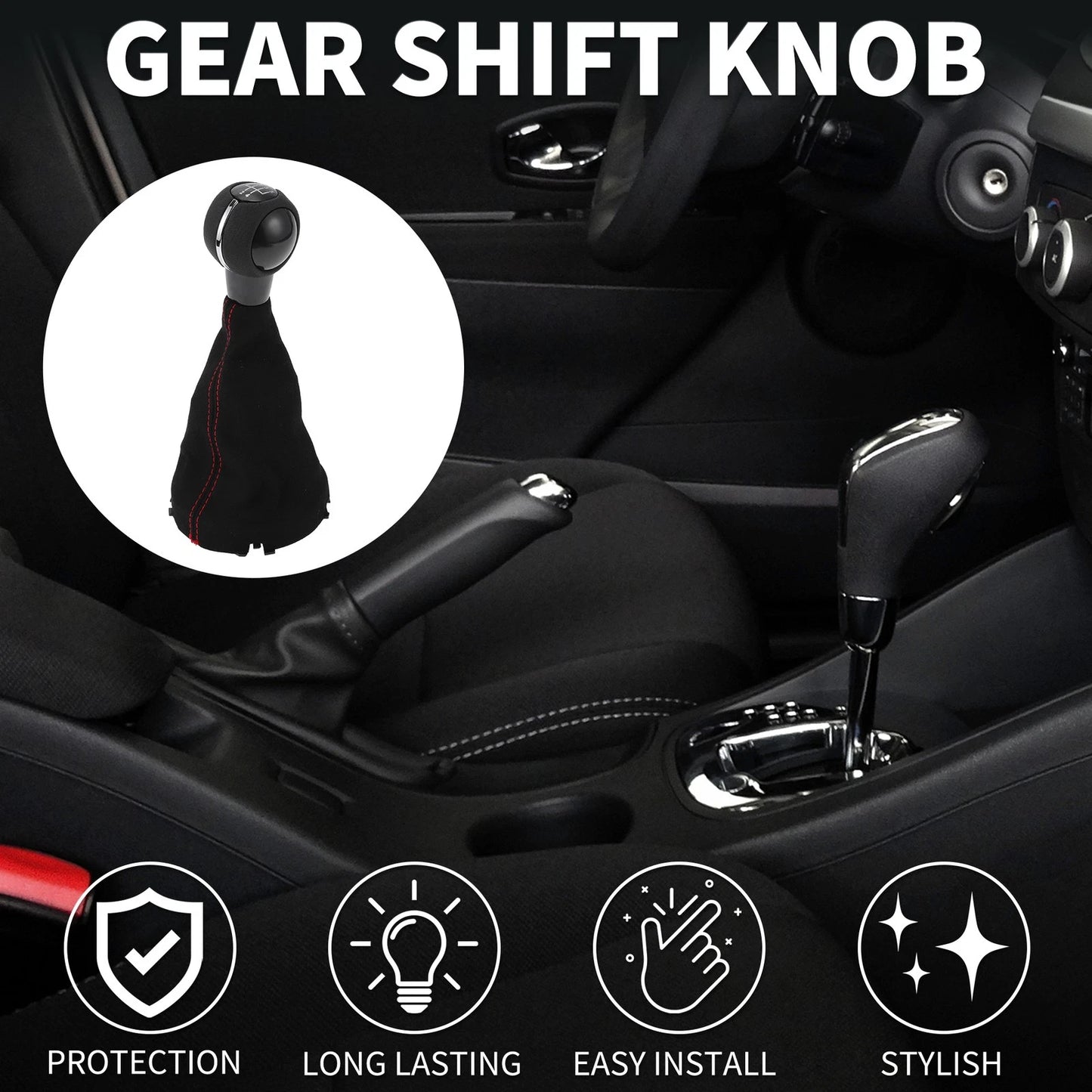 5 Speed Manual Gear Shift Knob w/ Cover for Mini Cooper F55 F56 (2014-2023)