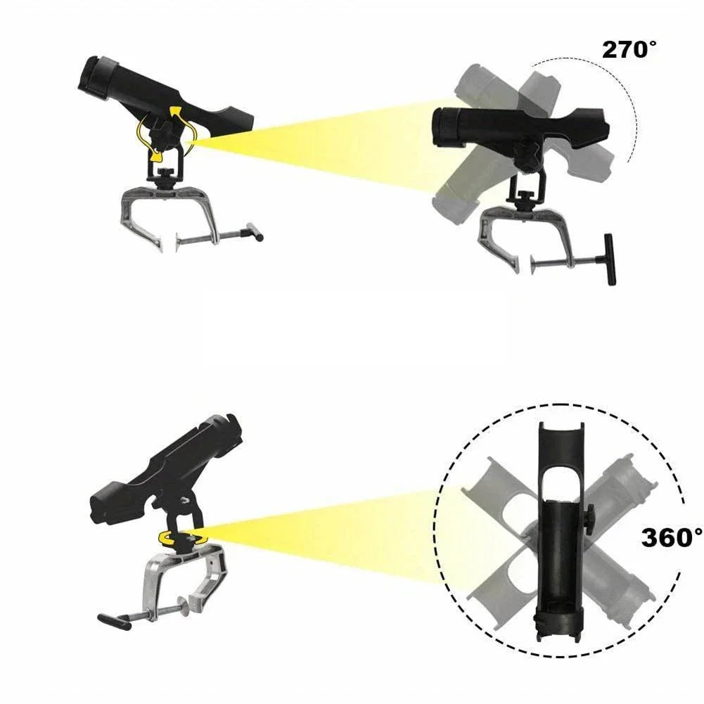 Fishing Rod Holder Adjustable 0-59in for Canoe/Boat Use