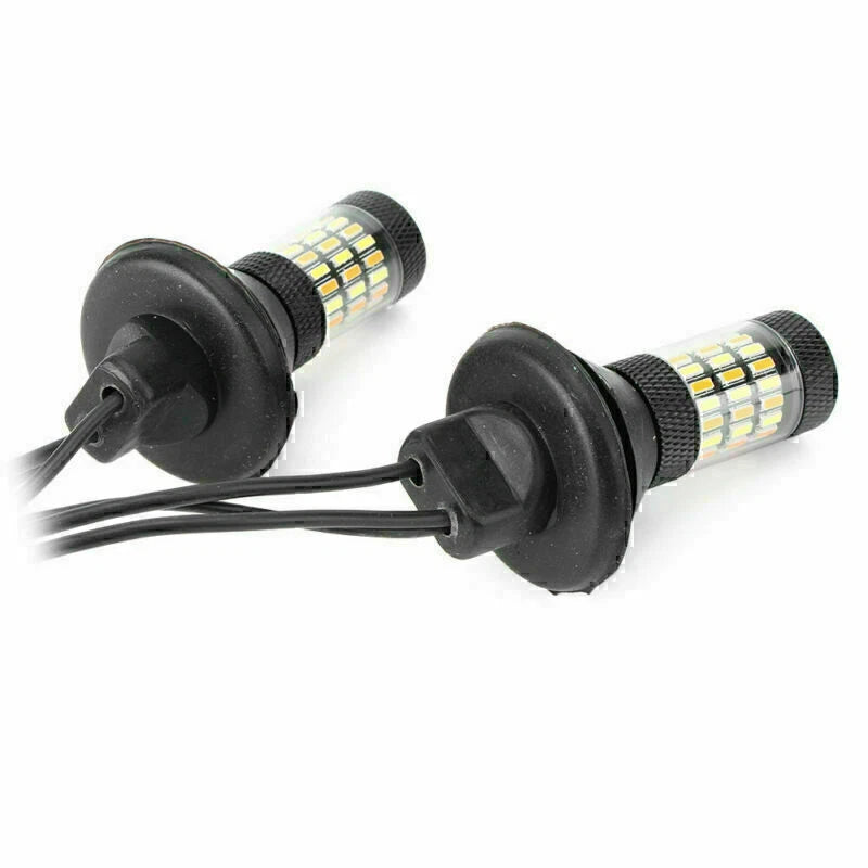 3156 Dual Color Switchback Turn Signal Light Bulbs for Car