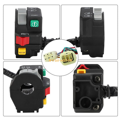Left Handlebar Switch Start Run Off Headlight for Can-Am Renegade 1000 (2012–2015)