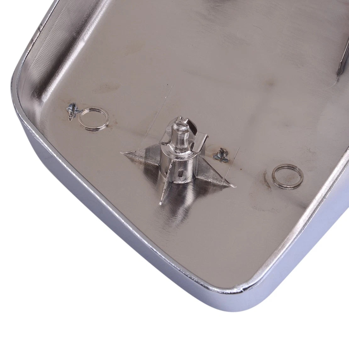 Silver Battery Side Fairing Covers for Honda Shadow ACE VT400 (1997-2003)