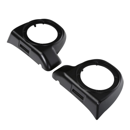 6.5" Lower Fairings Speaker Pods for Harley Road Glide (2014-2024) Black Denim