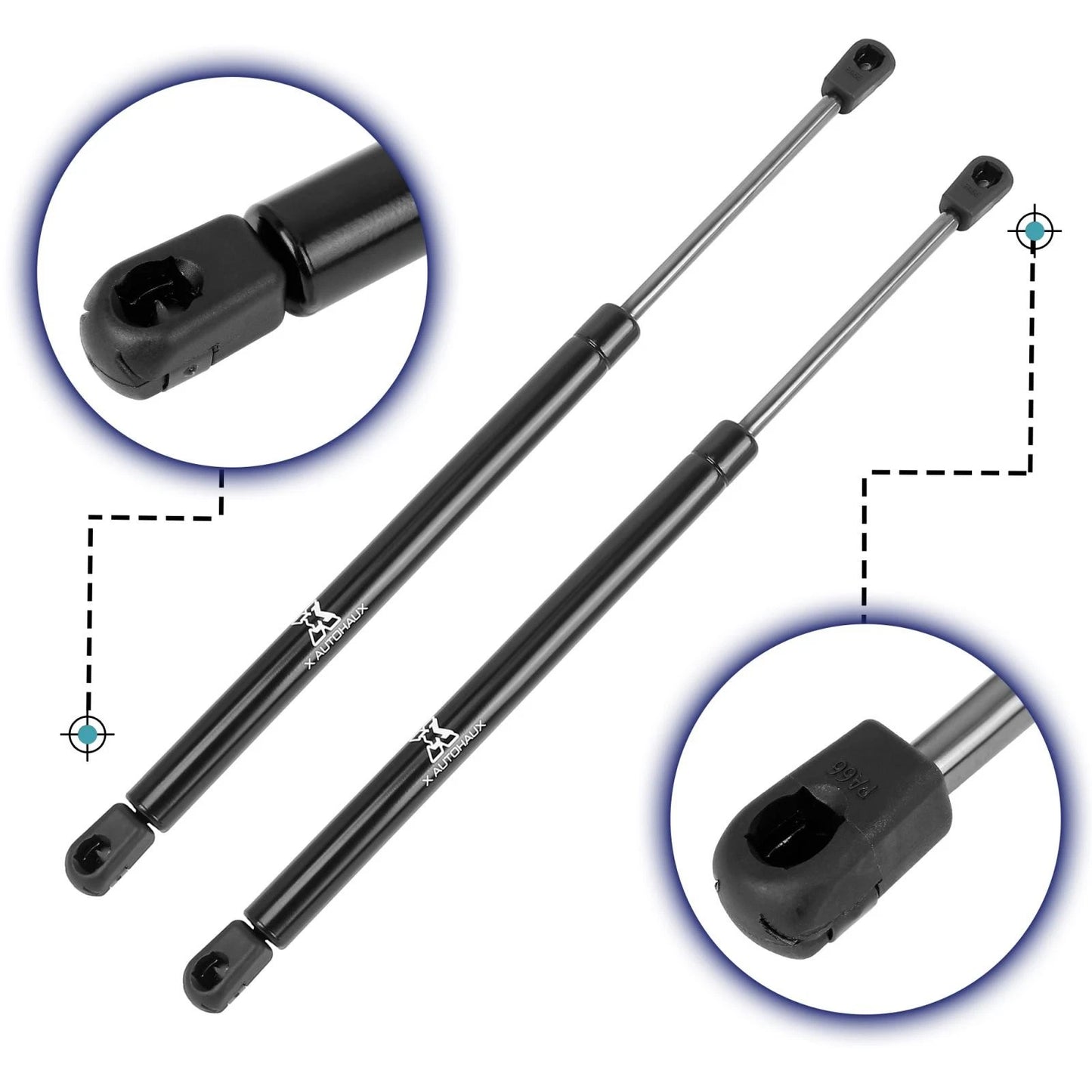 2 x Rear Glass Window Lift Supports for Jeep Grand Cherokee (2005-2010)