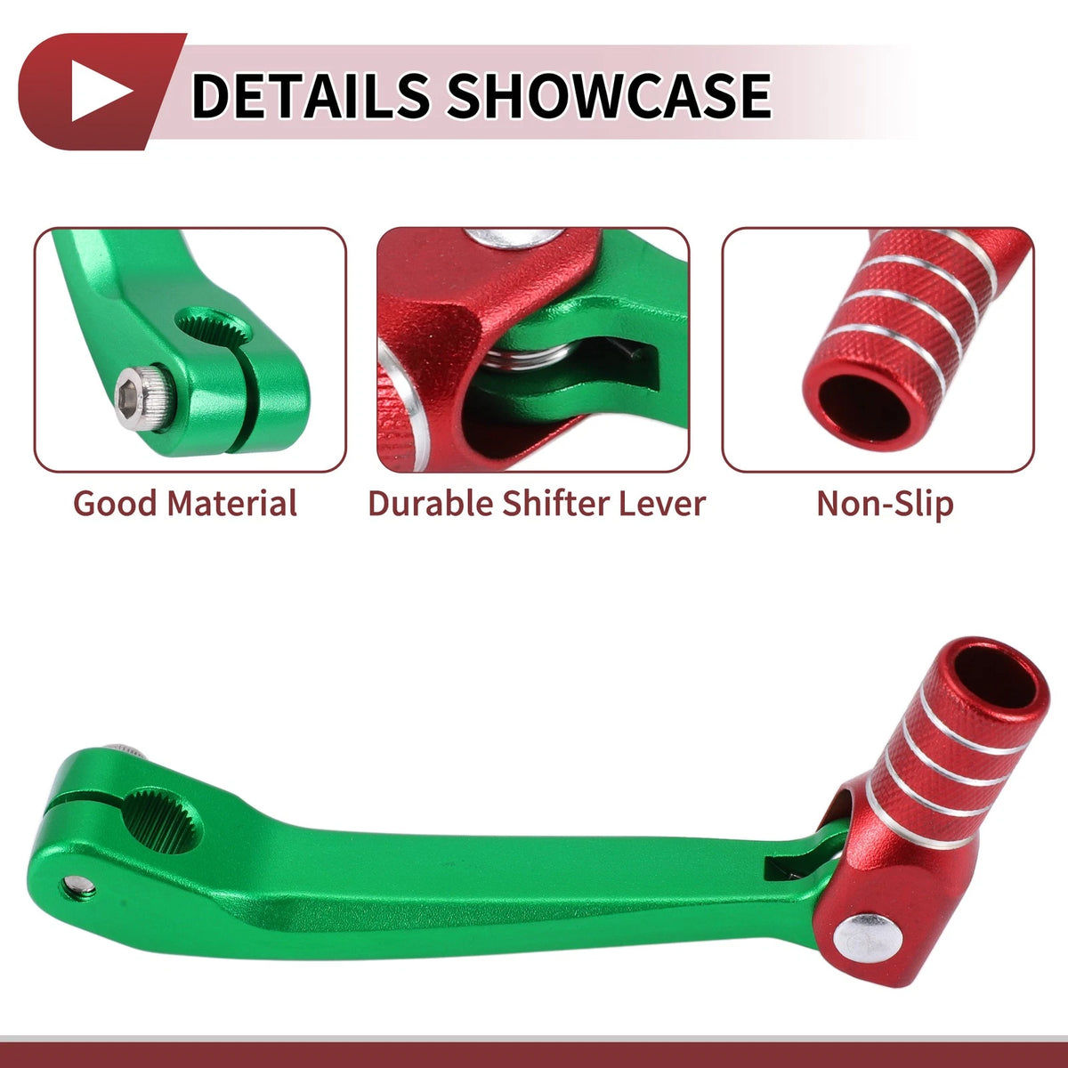 Motorcycle Gear Shifter Lever for Honda CRF150F (2003-2017) Green Red Silver