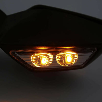 Rear View Mirrors W/ LED Turn Signals for Kawasaki Ninja H2 (2015 - 2024)