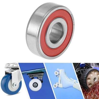 6302LLU / 15x42x13mm / Deep Groove Ball Bearings for Scooter Skateboard