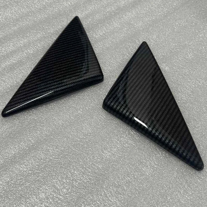 Carbon Fiber ABS Side Triangle View Mirror panel Trim For Mazda RX7 FC3S 1993-95
