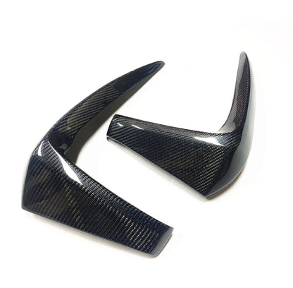 2 x Carbon Fibre Fog Lamp Eyelid Covers for VW Golf GTI MK7.5 (2018-2020)