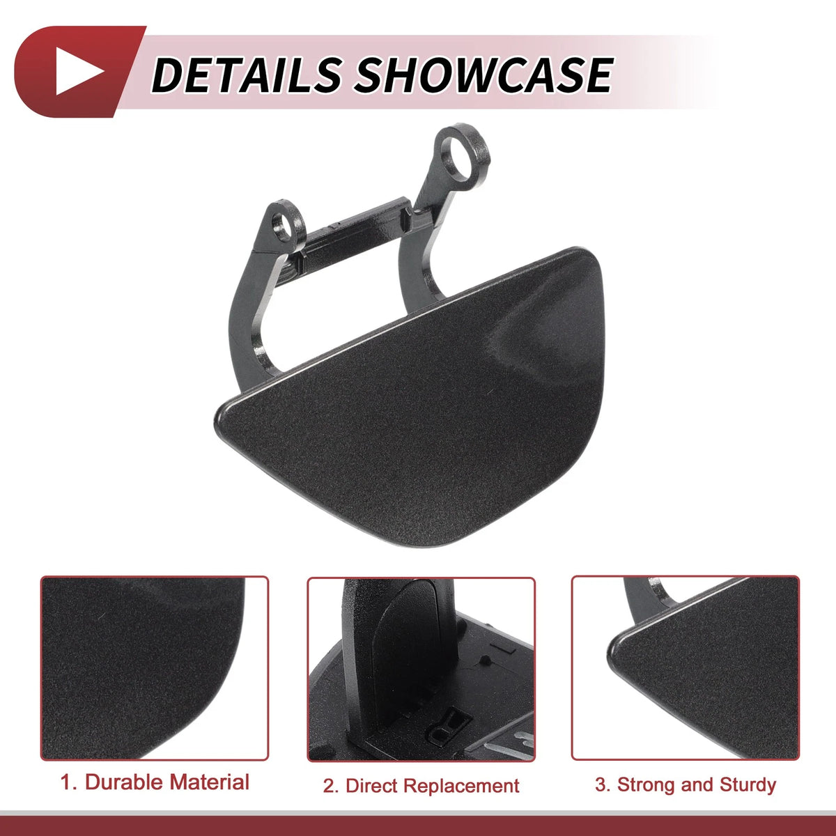 Front Right Washer Nozzle Cover Cap for BMW 535i GT Gray (2010 - 2017)