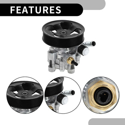 Power Steering Pump w/ Pulley for Toyota Tacoma 4.0L (2005-2015)