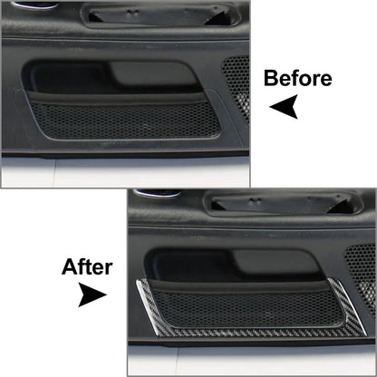 Carbon Fiber Door Storage Air Vent Outlet Cover for Honda S2000 (2004-2009)