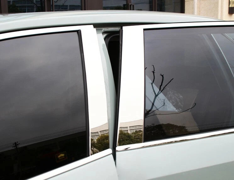 Steel Side Window Pillar Trim Cover for 2019-2023 Toyota RAV4
