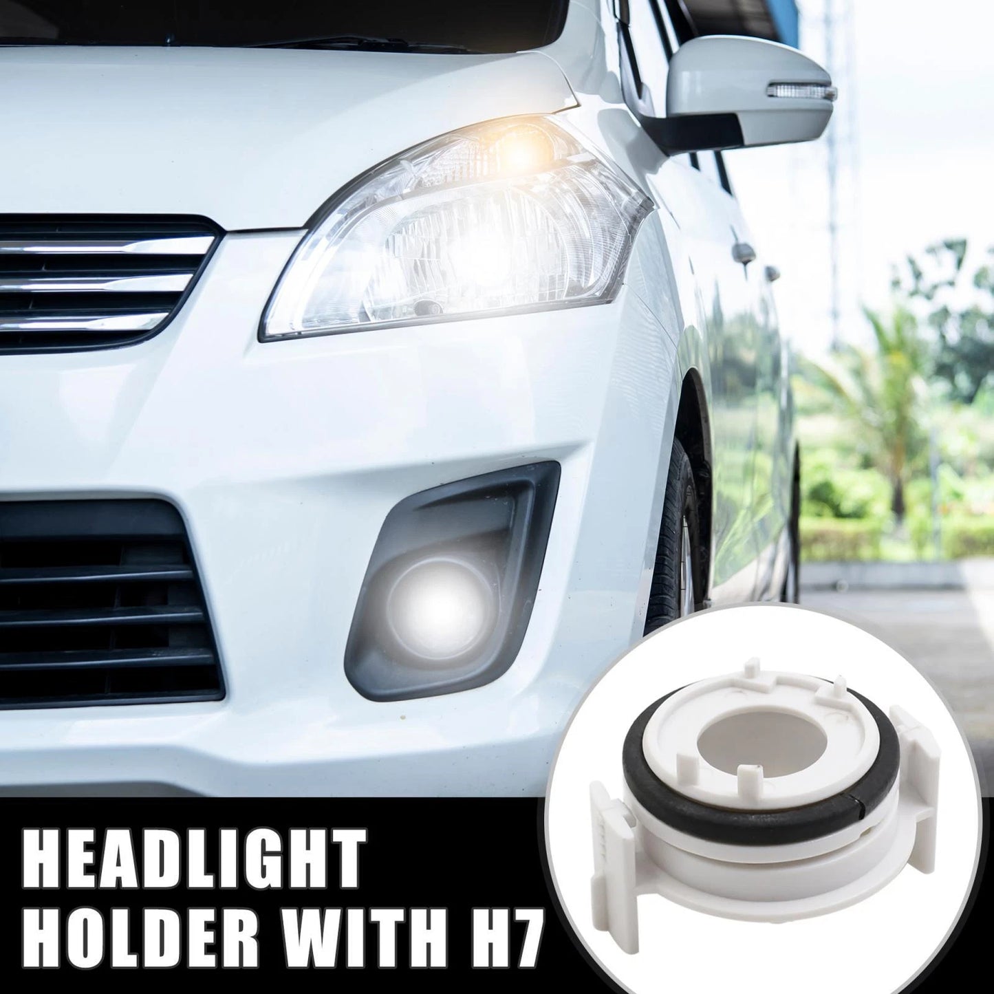 H7 LED Bulbs Clip Adapter Holder for BMW E46 3 Series (2000-2006)