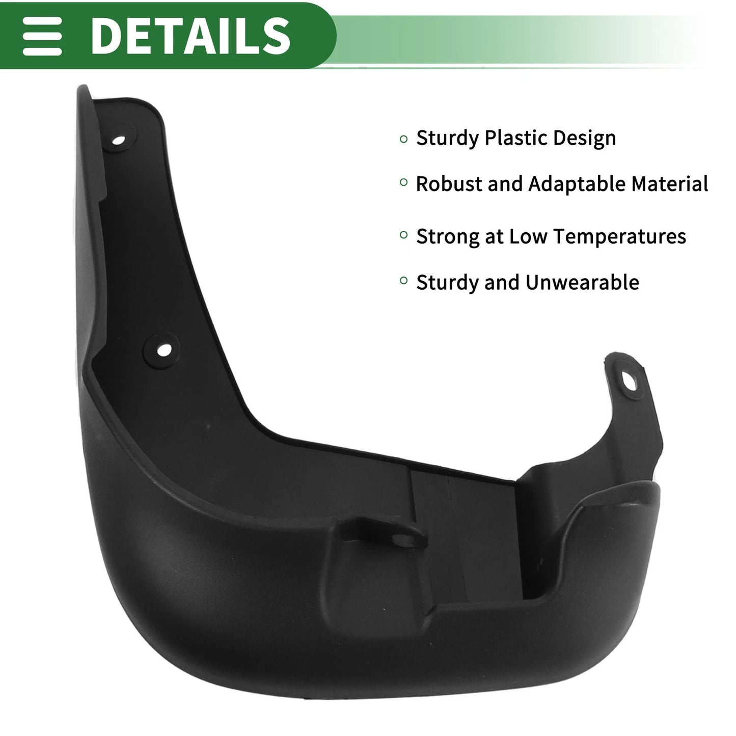 Mud Flaps Splash Guards for Hyundai SANTAFE 2006-2012 (2 x Mount Accessories)