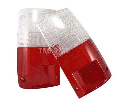 Clear/Red Rear Tail Light Lens for Toyota Hilux MK3 Ute(1989-1997)