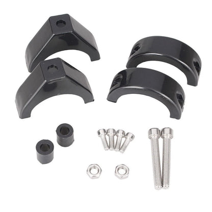 41mm ABS Turn Signal Indicator Fork Clamp Mount Bracket for Harley Black