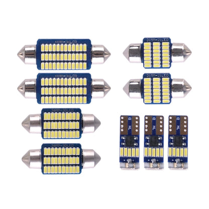 9Pcs White LED Interior Lights for Infiniti G35 Sedan (2003-2006)