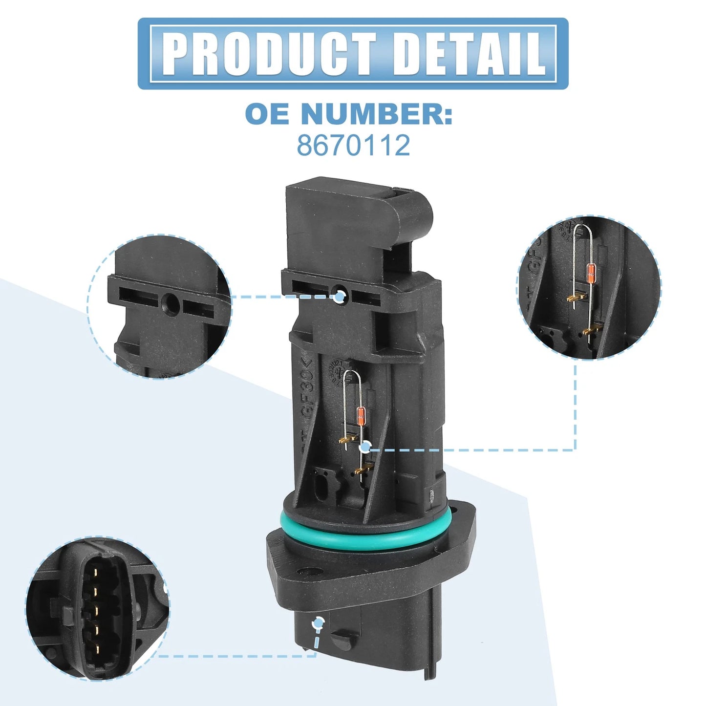 Mass Air Flow Sensor for Volvo S80 (1999-2006)
