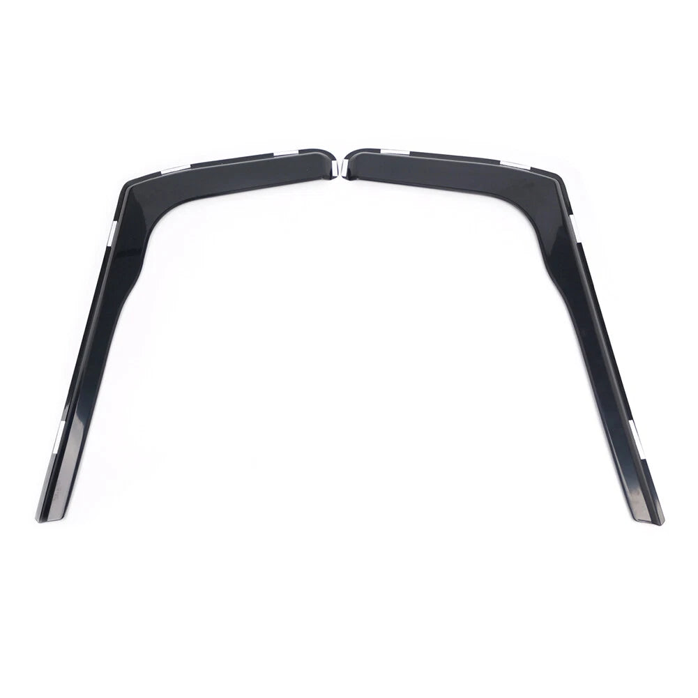 Window Visor Rain Shield Deflector for Ford Transit MK8 (2013-2023) Black